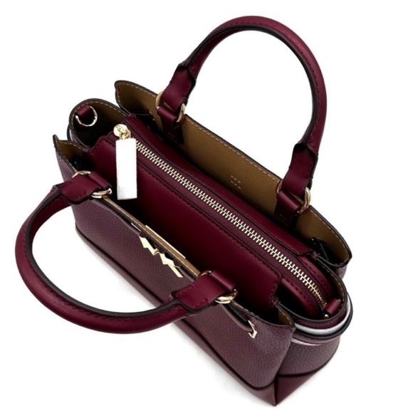 Michael Kors Reed Small Satchel Crossbody
Bag Dark Cherry - Picture 4 of 13